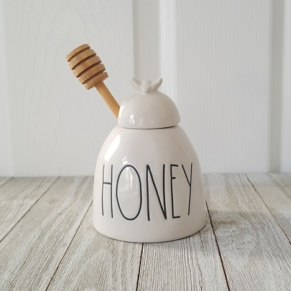 Rae Dunn HONEY Honey Pot - Picture 2 of 7